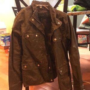 J. Crew olive utility Jacket